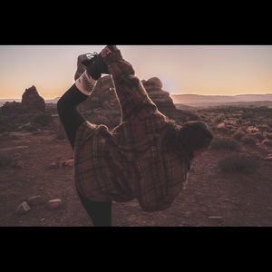 Urban Outfitters Oversized Plaid Jacket